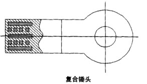 錘式破碎機復(fù)合錘頭