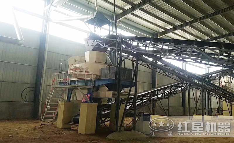 尾礦制砂作業(yè)現場