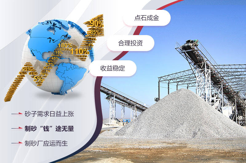 砂石骨料的市場需求量大